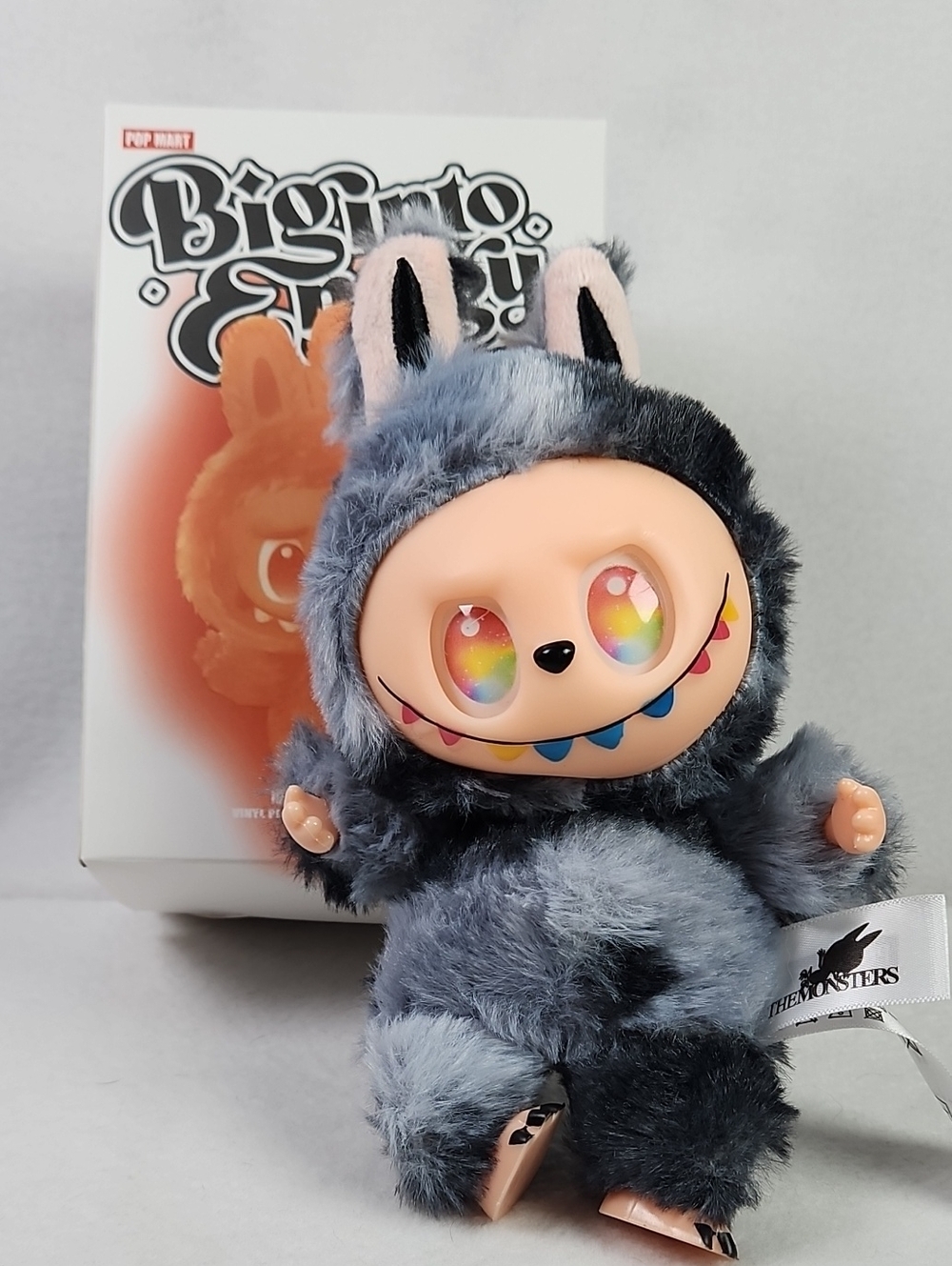 Big Into Energy Grey Secret Plush Vinyl Pop Mart Figure